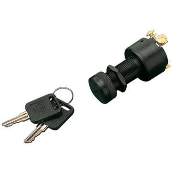 Sea Dog Poly 3 Pos Key Switch Short Sh, #420366-1 420366-1